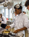 Elèves en cuisine